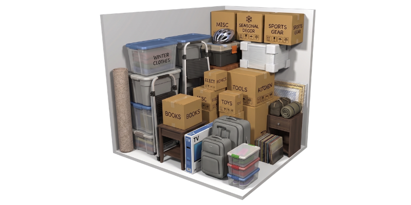 6 x 6 storage unit
