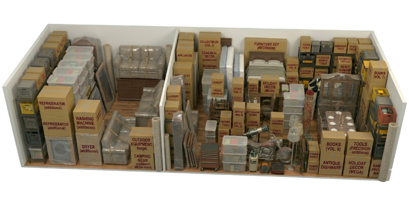 8 x 20 outdoor shipping container storage